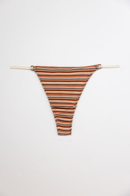 HENNA STRIPE DAINTY THONG