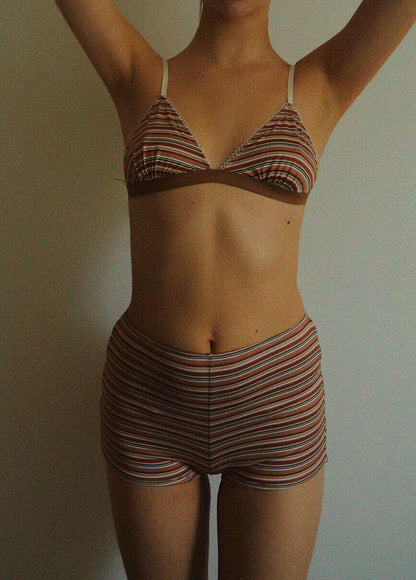 HENNA STRIPE TRIANGE BRALETTE