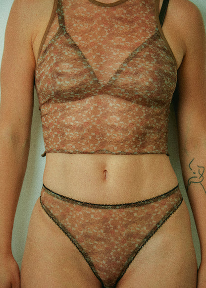 LACY MESH HIGH RISE