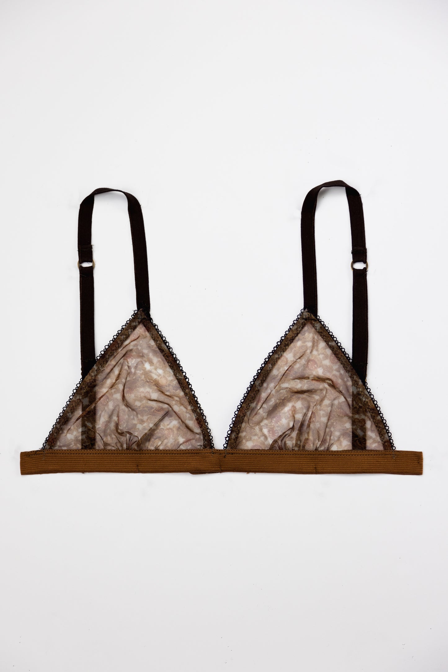 LACY MESH TRIANGLE BRALETTE